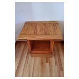 Wooden End Table / Display Cabinet