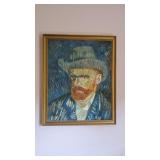 Canvas Oil Painting Copy Of Vincent VanGogh.