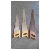 3 Handsaws.