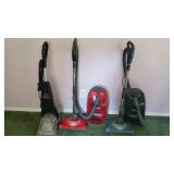 3 Vacuum Cleaners.