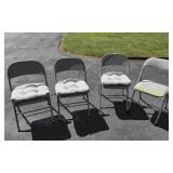 4 Folding Chairs.