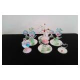 Collection of Miniature Glass Figurines