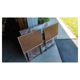 6" Metal Folding & 2 TV Trays Table.