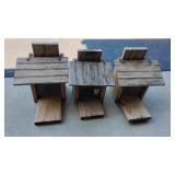 3 Bird Squirrel Feeders.