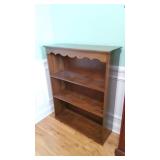 Wood 3 Shelf Bookshelf