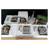 7 Chirstmas Village Items.