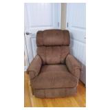 Brown Cloth Recliner