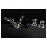 Glass Birds, Bear & Pigs.