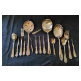 Misc. Antique Plated Silverware
