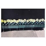Decorative Metal Flowers & Bees.