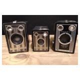 3 Brownie Cameras.