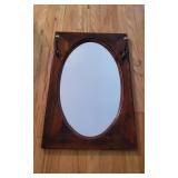 Hall Mirror W?Hooks