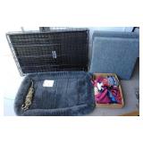 Pet Cage, Beds & Misc items.