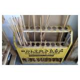 Dowl Rack With Dowls.