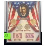 Theodore Roosevelt coins & stamps