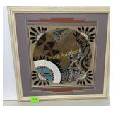 Navajo Sandpainting Navajo Blanket Sun Gods by