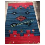Southwest style rug-8ft 5in x 5ft