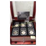 Silver Morgan & Peace Dollars 28total in locking