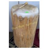 Tall drum w/pounder-29'tall