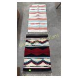 2 wool rugs-36x24 & 42x22
