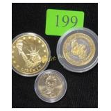 Liberty & Ireland round, Abraham Lincoln dollar