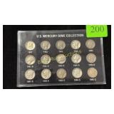 U.S. Mercury Dime Collection