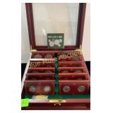 First & Last U.S. Coins in locking case