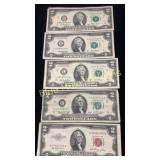 5-$2.00 bills