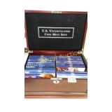 U.S. Coin Mint Sets in locking case-missing 4