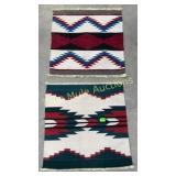 2 wool table mats-24x23