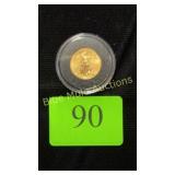 Gold 2014 Five Dollar Coin 1/10oz