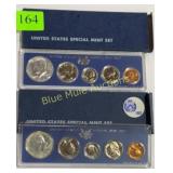 1966, 67 coin sets