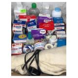 Various first aid items