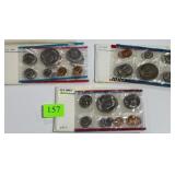 1973, 74, 75 coin sets