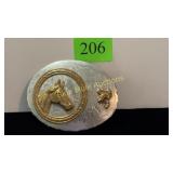 Hand made Crown Silver buckle