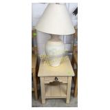 Southwest style end table w/drawer-