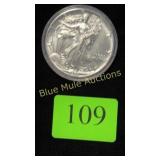 Silver 1987 Eagle Dollar