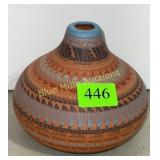 1992 pottery bowl by B.N-6'tall