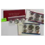 1976, bicentennial, 1977 coin sets