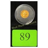 Gold 1853 Dollar Coin