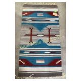 Zapotec wool rug-57x29-some wear