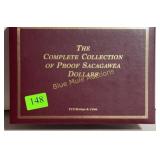 Collection Sacajawea proof dollars - 2000 to 2021