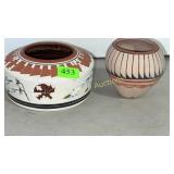 2 pottery vases-5' & 4ï¿½tall