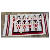 Yei wool rug-53x26