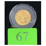 Gold 1879 Five Dollar Coin