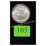 Silver 1991 Eagle Dollar