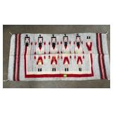 Yei wool rug-54x26
