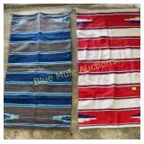 2 wool rugs 57x29
