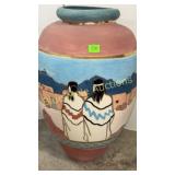 Lg Southwest style pottery by Vera Russell-29'tall