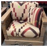 Southwest style arm chair-